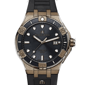 Buy Shop Maurice Lacroix Aikon Venturer Black Dial Black Rubber Strap Watch For Men - AI6058-BRZ0B-330-2 USA Online