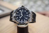 Buy Shop Maurice Lacroix Aikon Venturer Black Dial Black Rubber Strap Watch for Men - AI6058-SS001-330-1 USA Online