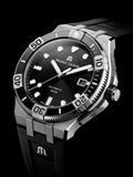 Buy Shop Maurice Lacroix Aikon Venturer Black Dial Black Rubber Strap Watch for Men - AI6058-SS001-330-1 USA Online