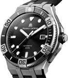 Buy Shop Maurice Lacroix Aikon Venturer Black Dial Black Rubber Strap Watch for Men - AI6058-SS001-330-1 USA Online