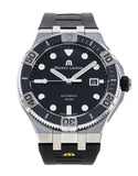 Buy Shop Maurice Lacroix Aikon Venturer Black Dial Black Rubber Strap Watch for Men - AI6058-SS001-330-1 USA Online