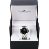 Buy Shop Maurice Lacroix Aikon Venturer Black Dial Silver Steel Strap Watch for Men - AI1008-SS002-331-1 USA Online