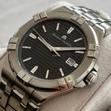 Buy Shop Maurice Lacroix Aikon Venturer Black Dial Silver Steel Strap Watch for Men - AI1008-SS002-331-1 USA Online