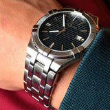 Buy Shop Maurice Lacroix Aikon Venturer Black Dial Silver Steel Strap Watch for Men - AI1008-SS002-331-1 USA Online