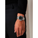 Buy Shop Maurice Lacroix Aikon Venturer Black Dial Silver Steel Strap Watch for Men - AI1008-SS002-331-1 USA Online