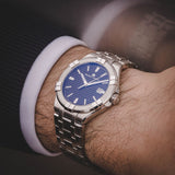 Buy Shop Maurice Lacroix Aikon Venturer Black Dial Silver Steel Strap Watch for Men - AI1008-SS002-331-1 USA Online