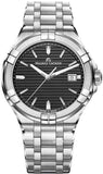 Buy Shop Maurice Lacroix Aikon Venturer Black Dial Silver Steel Strap Watch for Men - AI1008-SS002-331-1 USA Online