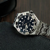 Buy Shop Maurice Lacroix Aikon Venturer Black Dial Silver Steel Strap Watch for Men - AI6058-SS002-330-1 USA Online