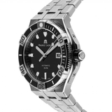 Buy Shop Maurice Lacroix Aikon Venturer Black Dial Silver Steel Strap Watch for Men - AI6058-SS002-330-1 USA Online