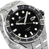 Buy Shop Maurice Lacroix Aikon Venturer Black Dial Silver Steel Strap Watch for Men - AI6058-SS002-330-1 USA Online