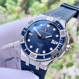Buy Shop Maurice Lacroix Aikon Venturer Blue Dial Blue Rubber Strap Watch for Men - AI6058-SS001-430-1 USA Online