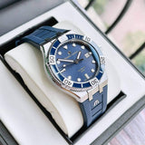 Buy Shop Maurice Lacroix Aikon Venturer Blue Dial Blue Rubber Strap Watch for Men - AI6058-SS001-430-1 USA Online