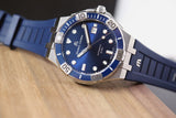 Buy Shop Maurice Lacroix Aikon Venturer Blue Dial Blue Rubber Strap Watch for Men - AI6058-SS001-430-1 USA Online