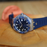 Buy Shop Maurice Lacroix Aikon Venturer Blue Dial Blue Rubber Strap Watch for Men - AI6058-SS001-430-1 USA Online