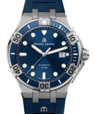 Buy Shop Maurice Lacroix Aikon Venturer Blue Dial Blue Rubber Strap Watch for Men - AI6058-SS001-430-1 USA Online