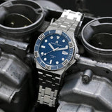 Buy Shop Maurice Lacroix Aikon Venturer Blue Dial Silver Steel Strap Watch for Men - AI6058-SS002-430-1 USA Online