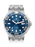 Buy Shop Maurice Lacroix Aikon Venturer Blue Dial Silver Steel Strap Watch for Men - AI6058-SS002-430-1 USA Online