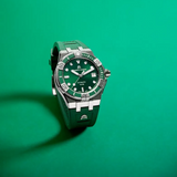 Buy Shop Maurice Lacroix Aikon Venturer Green Dial Green Rubber Strap Watch for Men - AI6057-SSL50-630-5 USA Online