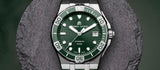 Buy Shop Maurice Lacroix Aikon Venturer Green Dial Green Rubber Strap Watch for Men - AI6057-SSL50-630-5 USA Online