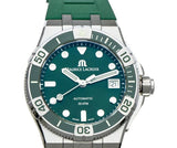 Buy Shop Maurice Lacroix Aikon Venturer Green Dial Green Rubber Strap Watch for Men - AI6057-SSL50-630-5 USA Online