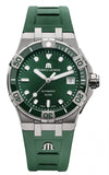 Buy Shop Maurice Lacroix Aikon Venturer Green Dial Green Rubber Strap Watch for Men - AI6057-SSL50-630-5 USA Online