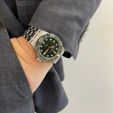 Buy Shop Maurice Lacroix Aikon Venturer Green Dial Silver Steel Strap Watch for Men - AI6057-SSL52-630-1 USA Online