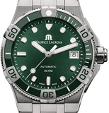 Buy Shop Maurice Lacroix Aikon Venturer Green Dial Silver Steel Strap Watch for Men - AI6057-SSL52-630-1 USA Online