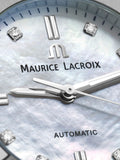 Buy Shop Maurice Lacroix Aikon White Mother of Pearl Dial Silver Steel Strap Watch for Women - A11006-SD502-170-1 USA Online
