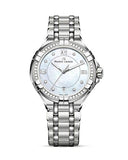 Buy Shop Maurice Lacroix Aikon White Mother of Pearl Dial Silver Steel Strap Watch for Women - A11006-SD502-170-1 USA Online
