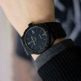 Buy Shop Maurice Lacroix Automatic Date Black Dial Black Leather Strap Watch For Men - AI6008-PVB01-330-1 USA Online