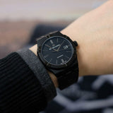 Buy Shop Maurice Lacroix Automatic Date Black Dial Black Leather Strap Watch For Men - AI6008-PVB01-330-1 USA Online