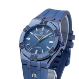 Buy Shop Maurice Lacroix Automatic PVD Limited Edition Blue Dial Blue Silicon Strap Watch For Men - AI6007-PVC00-430-4 USA Online