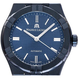 Buy Shop Maurice Lacroix Automatic PVD Limited Edition Blue Dial Blue Silicon Strap Watch For Men - AI6007-PVC00-430-4 USA Online