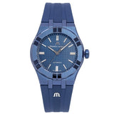 Buy Shop Maurice Lacroix Automatic PVD Limited Edition Blue Dial Blue Silicon Strap Watch For Men - AI6007-PVC00-430-4 USA Online