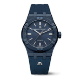 Buy Shop Maurice Lacroix Automatic PVD Limited Edition Blue Dial Blue Silicon Strap Watch For Men - AI6007-PVC00-430-4 USA Online