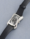 Buy Shop Maurice Lacroix Divina Black Dial with Diamonds Black Leather Strap Watch for Women - DV5012-SD531-120 USA Online