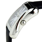 Buy Shop Maurice Lacroix Divina White Mother of Pearl Dial Black Leather Strap Watch for for Women - DV5011-SD531-120 USA Online