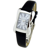 Buy Shop Maurice Lacroix Divina White Mother of Pearl Dial Black Leather Strap Watch for for Women - DV5011-SD531-120 USA Online