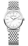 Buy Shop Maurice Lacroix Eliros Date White Dial Silver Steel Strap Watch for Women - EL1094-SS002-150-1 USA Online