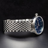 Buy Shop Maurice Lacroix Eliros Diamonds Blue Dial Silver Steel Strap Watch For Women - EL1094-SS002-450-1 USA Online