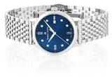 Buy Shop Maurice Lacroix Eliros Diamonds Blue Dial Silver Steel Strap Watch For Women - EL1094-SS002-450-1 USA Online