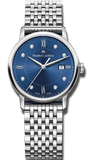 Buy Shop Maurice Lacroix Eliros Diamonds Blue Dial Silver Steel Strap Watch For Women - EL1094-SS002-450-1 USA Online