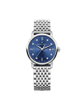 Buy Shop Maurice Lacroix Eliros Sunbrushed Blue Dial Silver Steel Strap Watch for Women - EL1094-SS002-130-1 USA Online