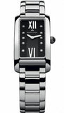 Buy Shop Maurice Lacroix Fiaba Black Dial Silver Steel Strap Watch for Women - FA2164-SS002-120 USA Online