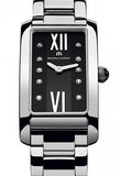 Buy Shop Maurice Lacroix Fiaba Black Dial Silver Steel Strap Watch for Women - FA2164-SS002-350 USA Online
