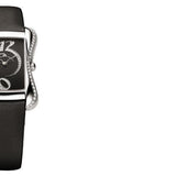 Buy Shop Maurice Lacroix Fiaba Black Dial with Diamonds Black Leather Strap Watch for Women - DV5012-SD531-350 USA Online
