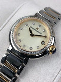 Buy Shop Maurice Lacroix Fiaba Date Diamonds White Mother of Pearl Dial Two Tone Steel Strap Watch for Women - FA1007-PVP23-170-1 USA Online