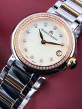 Buy Shop Maurice Lacroix Fiaba Date Diamonds White Mother of Pearl Dial Two Tone Steel Strap Watch for Women - FA1007-PVP23-170-1 USA Online