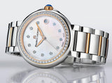 Buy Shop Maurice Lacroix Fiaba Date Diamonds White Mother of Pearl Dial Two Tone Steel Strap Watch for Women - FA1007-PVP23-170-1 USA Online