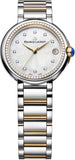 Buy Shop Maurice Lacroix Fiaba Date Diamonds White Mother of Pearl Dial Two Tone Steel Strap Watch for Women - FA1007-PVP23-170-1 USA Online